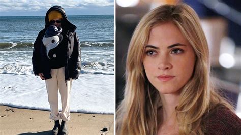 NCIS Emily Wickersham showcases baby bump in。